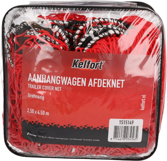 Afbeeldingen van KELFORT Aanhangernet 2,5X4,5M grofmazig 45X45MM