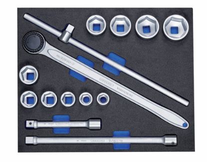 Afbeeldingen van GEDORE Dopsleutelset ¾" 2005 CT3-32 in 3/4 CT-module 14x