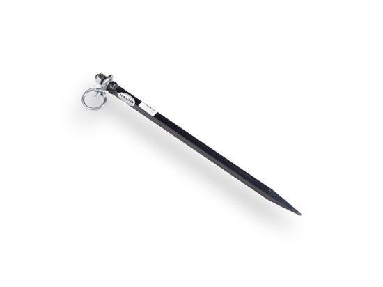 Afbeeldingen van Spit met draaiwartel & gesmede punt 400X14MM