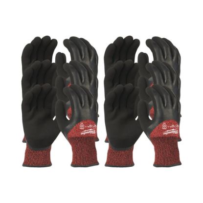 Afbeeldingen van MILWAUKEE Winterwerkhandschoen gedipt snijklasse C 10 12x