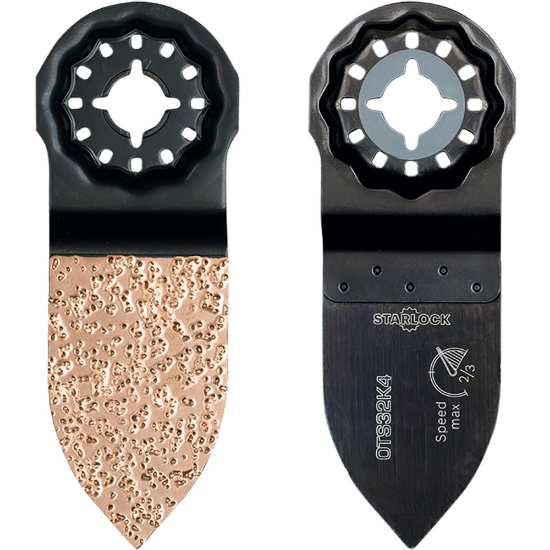 Afbeeldingen van ROTEC Schuurvinger Starlock OTS 32K4 HM-Riff grof 32X50MM