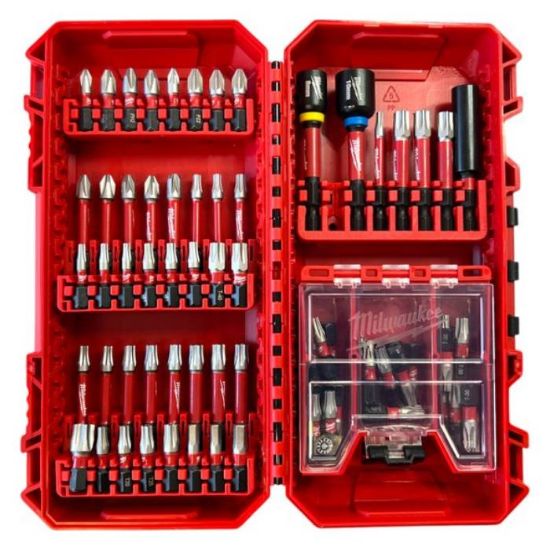 Afbeeldingen van MILWAUKEE Bitset SHOCKWAVE in PACKOUT Friendly Box 75x