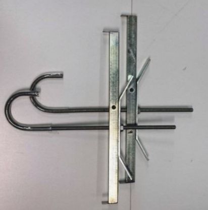 Afbeeldingen van ASC Ladder transport klem staal 70CM 2x