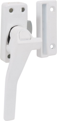 Afbeeldingen van OXLOC Raamsluiting drukknop aluminium wit links