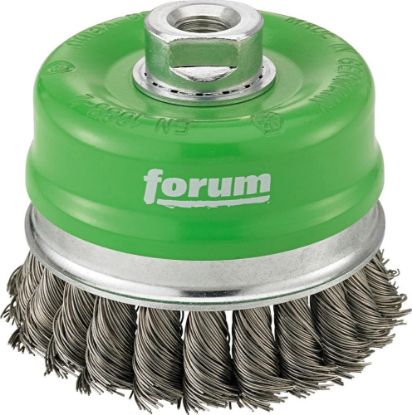 Afbeeldingen van FORUM Komborstel getordeerd RVS M14 80X0,5MM