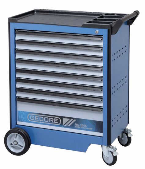 Afbeeldingen van GEDORE Gereedschapswagen 2005 0701 + 8 lades 985X775X475MM