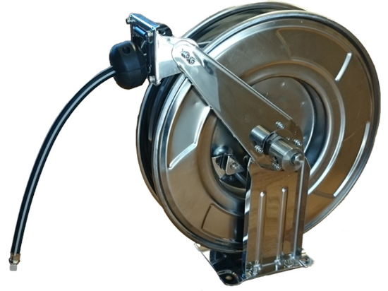 Afbeeldingen van Haspel RVS open G⅜" excl. slang