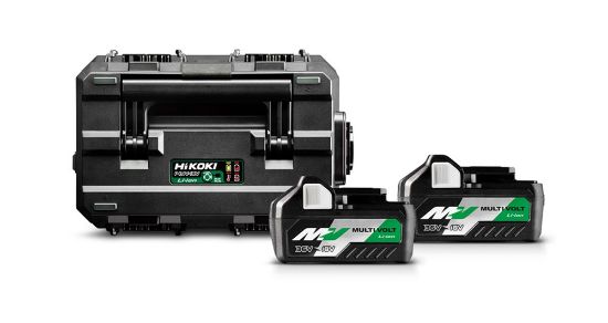 Afbeeldingen van HIKOKI Booster bundel A2 UC18YTSLWA2 bevat multilader UC18YTSL en 2x MV-A (36V 2,5Ah/18V 5,0Ah)