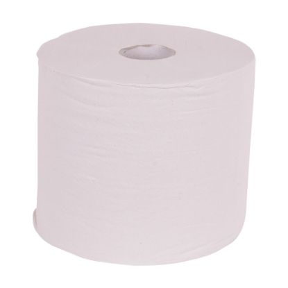 Afbeeldingen van Maxirol 2-laags recycled wit 24CM 380M