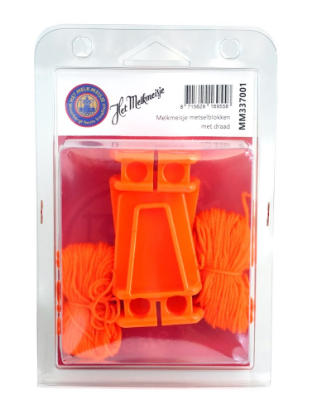 Afbeeldingen van MELKMEISJE Metselblokjes 2x + metselkoord ZB