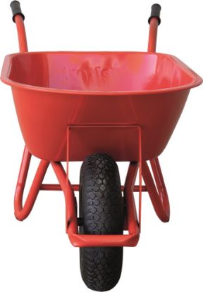 Afbeeldingen van KELFORT Rondneuskruiwagen QUAD staal ronde buis 85L