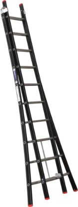 Afbeeldingen van KELFORT Reformladder ALU/zwart 2X10 4,75M