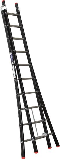 Afbeeldingen van KELFORT Reformladder ALU/zwart 2X10 4,75M