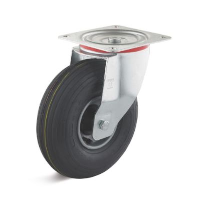 Afbeeldingen van TORWEGGE Zwenkwiel luchtband met plaat LRS1 260X85MM h=295MM 200kg