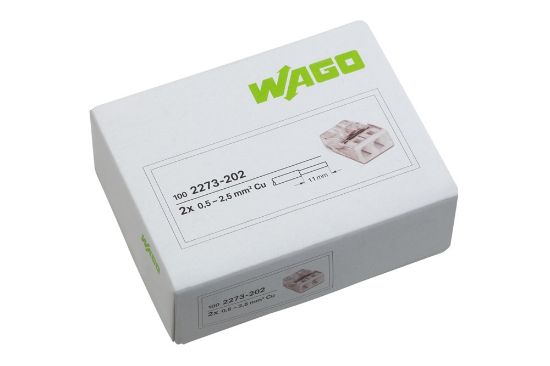 Afbeeldingen van WAGO Lasklem compact 2-voudig DS100 2,5MM²