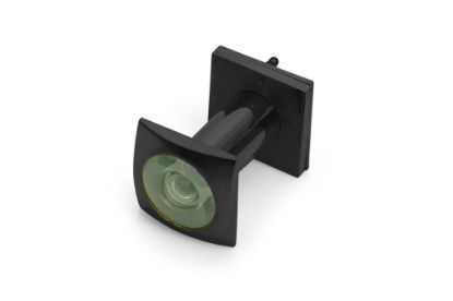 Afbeeldingen van Deurspion vierkant 200° Me zwart 16MM