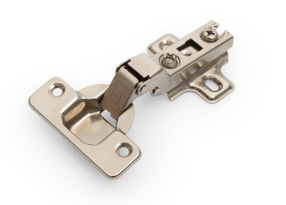 Afbeeldingen van DX Inboorkastscharnier 95° half opliggend staal vernikkeld 35MM