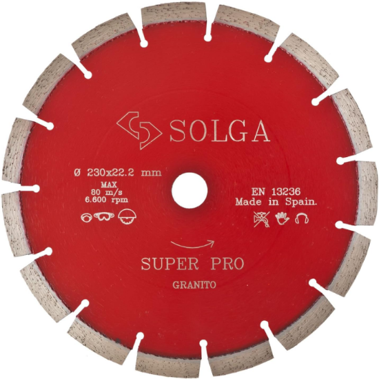 Afbeeldingen van SOLGA Diamantzaagblad Pro Turbo Laser 230X22,2MM