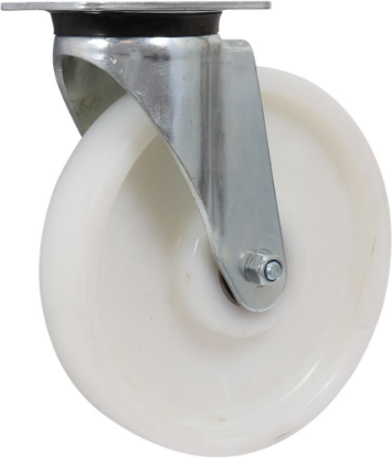 Afbeeldingen van KELFORT Zwenkwiel wit EV met kogellager 250MM