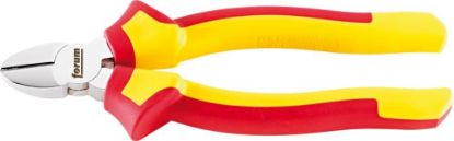 Afbeeldingen van FORUM Zijsnijtang VDE kop verchroomd met meercomponenten kunststof hulzen 160MM
