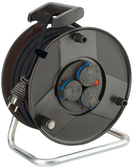 Afbeeldingen van FORUM Kabelhaspel H05RN-F3G1,5 IP44 kunststof 25M