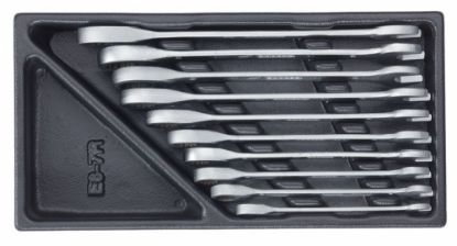 Afbeeldingen van GEDORE Ringratelsteeksleutelset 1500 ES-7 R 8-19MM in 1/3 gereedschapsmodule 10x