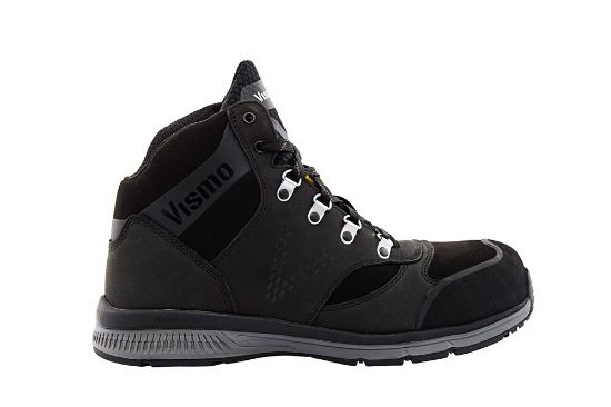 Afbeeldingen van VISMO Werkschoen hoog Solid S3 zwart 45