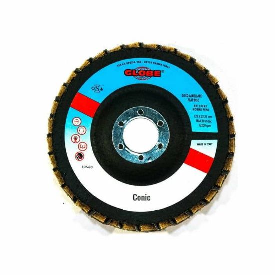 Afbeeldingen van GLOBE Lamellenschijf G2824-C RVS Z60 125X22,2MM