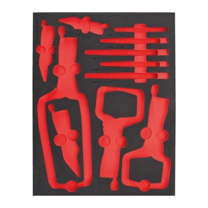Afbeeldingen van MILWAUKEE Foam inlay leeg t.b.v. 11-delige griptangenset