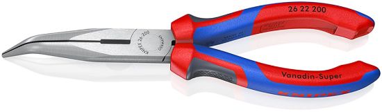 Afbeeldingen van KNIPEX Telefoontang zijsnijder 2622200 DIN5745 55°