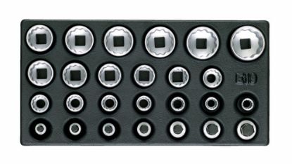 Afbeeldingen van GEDORE Dopsleutelset UD-profiel ½" 1500 ES-D 19 26x