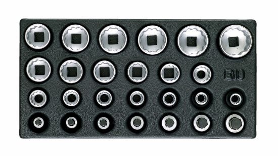 Afbeeldingen van GEDORE Dopsleutelset UD-profiel ½" 1500 ES-D 19 26x