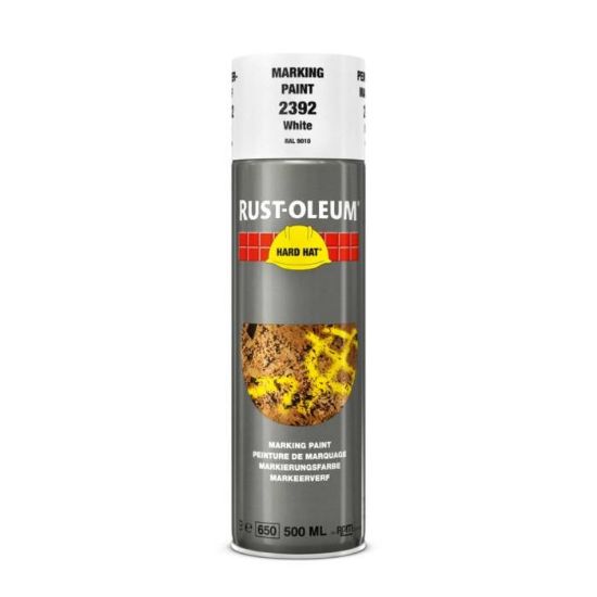 Afbeeldingen van RUST-OLEUM Markeerverf wit RAL9016 750ML