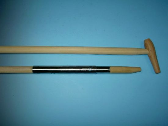 Afbeeldingen van Schoffelsteel essen 170X3,0CM met schokdemper