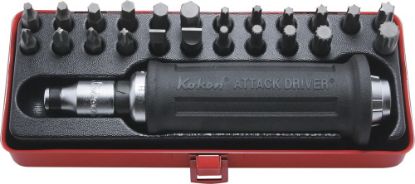 Afbeeldingen van KO-KEN Slagschroevendraaierset ½" 25x