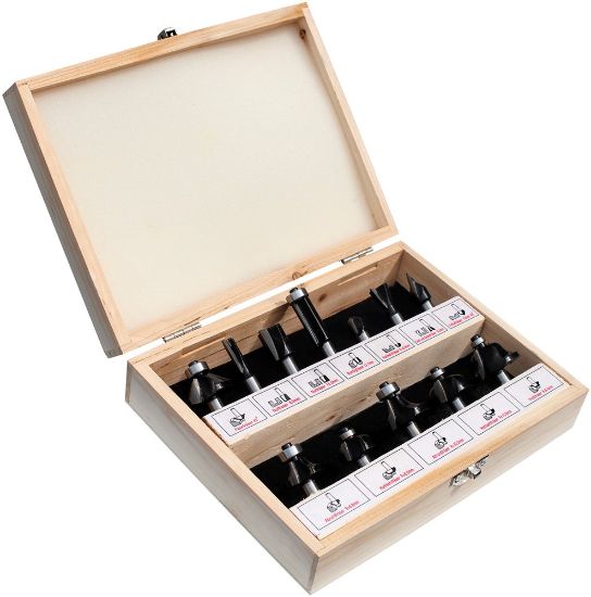 Afbeeldingen van Bovenfreesset HM combi d=8MM 12x