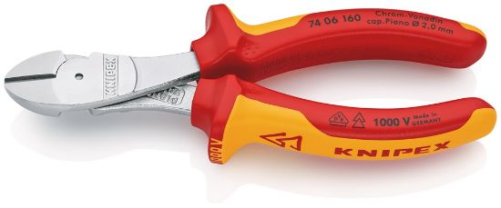 Afbeeldingen van KNIPEX Kracht zijsnijtang 7406160 DIN5749 DIN60900