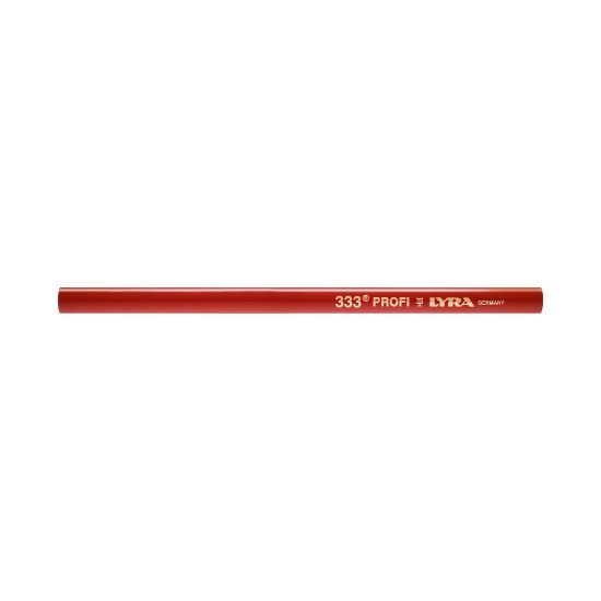 Afbeeldingen van LYRA Timmermanspotlood 333 profi rood 24CM
