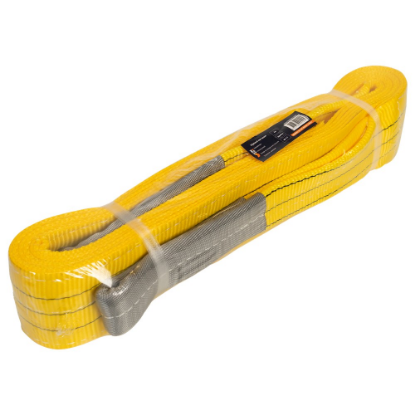 Afbeeldingen van KONVOX Hijsband met lussen geel 3ton 4,0M