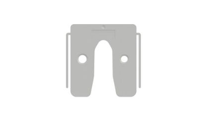 Afbeeldingen van GEBR. BODEGRAVEN Uitvulplaatje KS transparant 1MM 50X50MM