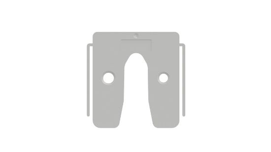 Afbeeldingen van GEBR. BODEGRAVEN Uitvulplaatje KS transparant 1MM 50X50MM