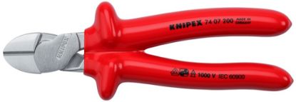 Afbeeldingen van KNIPEX Kracht zijsnijtang 7407200 DIN5749 DIN60900