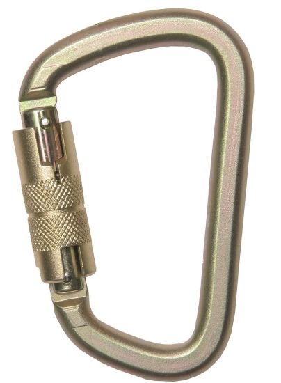 Afbeeldingen van ELLERsafe Karabijnhaak staal Twist-Lock 113X71MM