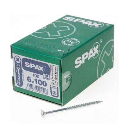 Afbeeldingen van SPAX Spaanplaatschroef WIROX PZ3 6X100MM
