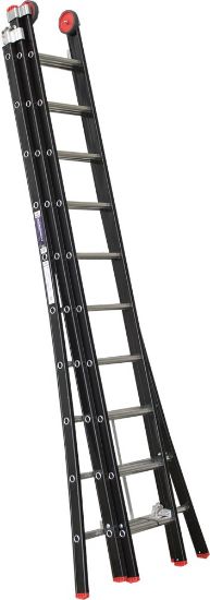 Afbeeldingen van KELFORT Reformladder ALU/zwart 3X10 6,75M