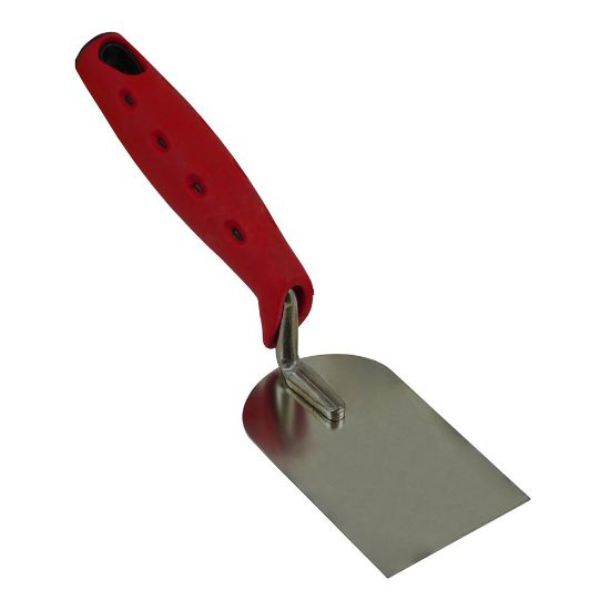 Afbeeldingen van MELKMEISJE Stukadoorsbandtroffel RVS 2K-softgrip 60MM