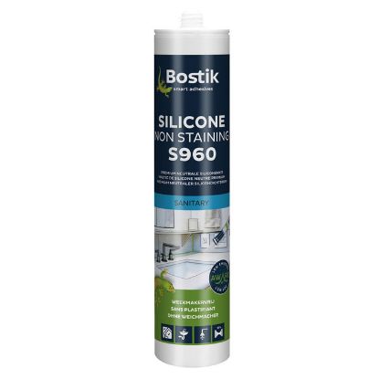 Afbeeldingen van BOSTIK Allround siliconenkit S960 transparant 310ML