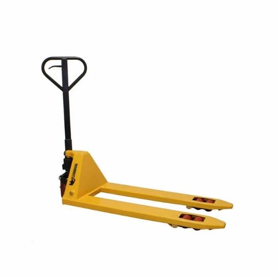 Afbeeldingen van Palletwagen dubbel voorwiel 115CM 2500kg