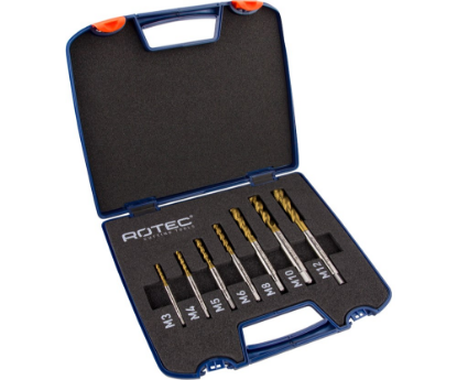 Afbeeldingen van ROTEC Tappenset 800+ blind 7-delig M3-M12 ABS