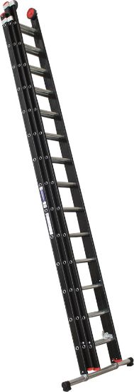 Afbeeldingen van KELFORT Ladder met stabilisatiebalk 3X14